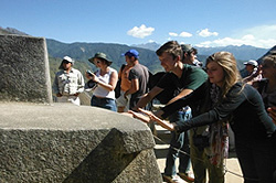 the sacred solar clock Machupicchu